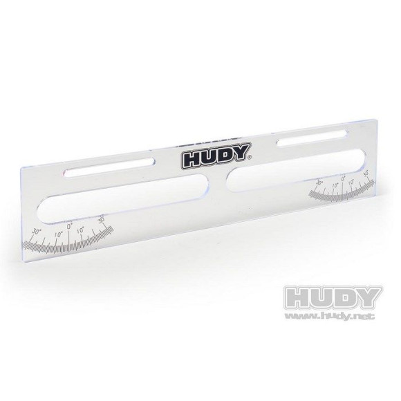Upside Measure Plate For 1/8 On-Road - V2 - HUDY - 108041