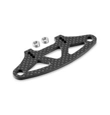 GRAPHITE BUMPER UPPER HOLDER FOR ADJUSTABLE BODY MOUNTS 2.5MM - 30121