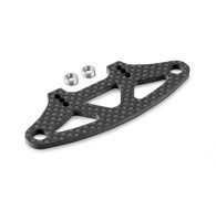 GRAPHITE BUMPER UPPER HOLDER FOR ADJUSTABLE BODY MOUNTS 2.5MM - 30121
