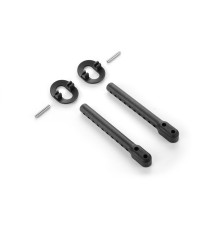 COMPOSITE REAR 6MM ADJUSTABLE BODY MOUNT SET +2MM HEIGHT - 301338 - X