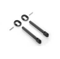 COMPOSITE REAR 6MM ADJUSTABLE BODY MOUNT SET - 301336 - XRAY