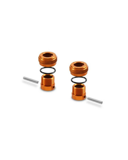 ALU ADJUSTABLE BODY POST STOP (2) - 301351-O - XRAY