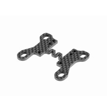 X4F CARBON REAR UPPER CLAMP - REINFORCED - XRAY - 301553