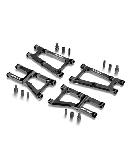 Triangles AV et AR 1 trou alu 7075 (2+2) - XRAY - 302101