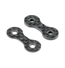 X4 REAR ROLL-CENTER CARBON SPACER 1+2MM (1+1) - XRAY - 302124