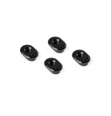 X4 ALU CASTER BUSHING FRONT 5°/REAR 2.5° - 3 DOTS (4) - XRAY - 302312