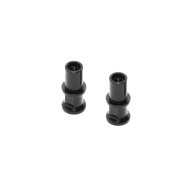 X4 ALU STEERING POST FOR DUAL SERVO SAVER (2) - XRAY - 302539
