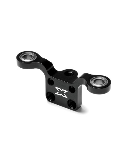 T4F'21 ALU STEERING PLATE FOR DUAL SERVO SAVER - XRAY - 302549