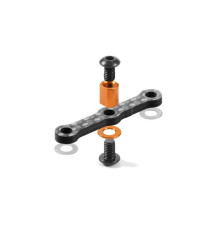 GRAPHITE STEERING PLATE SET - 302570 - XRAY