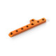 T4'18 ALU MOTOR MOUNT PLATE - ORANGE - 303003-O - XRAY