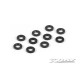 ALU SHIM 3x6x1.0MM - BLACK (10) - 303122-K - XRAY