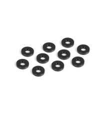 ALU SHIM FOR LOWER SUSP. HOLDER 3x7.5x1.5 - BLACK (10) - 303134-K - X