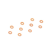 Rondelles alu oranges 3x5x0.5 mm (10) - XRAY - 303142-O