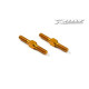 ALU ADJ. TURNBUCKLE L/R 26 MM - ORANGE - SWISS 7075 T6 (2) - 303212-O
