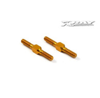 ALU ADJ. TURNBUCKLE L/R 26 MM - ORANGE - SWISS 7075 T6 (2) - 303212-O