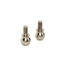 X4 Rotule 6mm avec filetage M3x5.5mm (2) - XRAY - 303260