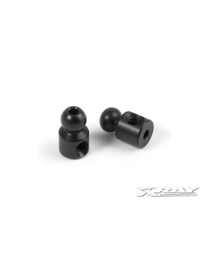 ALU 4.9MM BALL END - BLACK (2) - 303431-K - XRAY