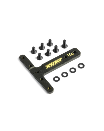 T4'20 BRASS CHASSIS BRACE 15g - XRAY - 303763
