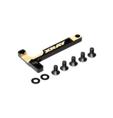 X4 BRASS CHASSIS T-BRACE 10g - XRAY - 303767