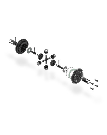 X4 Différentiel à pignons complet UNI - XRAY - 304903