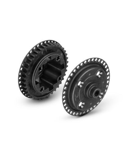 X4 COMPOSITE GEAR DIFF. CASE 38T PULLEY & COVER UNI - XRAY - 304912