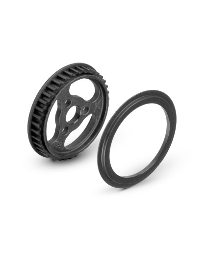 COMPOSITE PULLEY 38T FOR ALU SOLID AXLE - XRAY - 305168