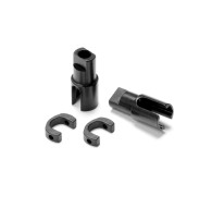 ECS BB DRIVE SHAFT 52MM - SET - HUDY SPRING STEEL™ - XRAY - 305308