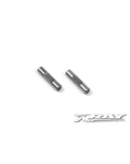 ECS DRIVE SHAFT PIN 2 x 8.5 WITH FLAT SPOT (2) - 305393 - XRAY