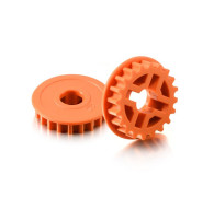 FIXED PULLEY 20T - LOW FRICTION - GRAPHITE (2) - 305577-O - XRAY