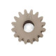 ALU PINION GEAR - HARD COATED 16T / 48 - SHORT -305716-XRAY
