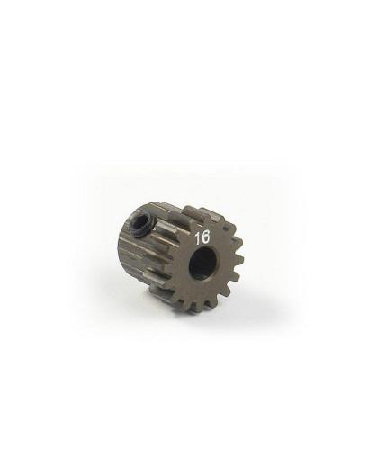 NARROW ALU PINION GEAR - HARD COATED 16T / 48 - 305916 - XRAY