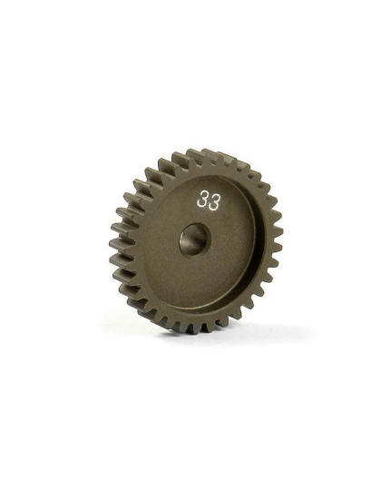 NARROW ALU PINION GEAR - HARD COATED 33T / 48 - 305933 - XRAY
