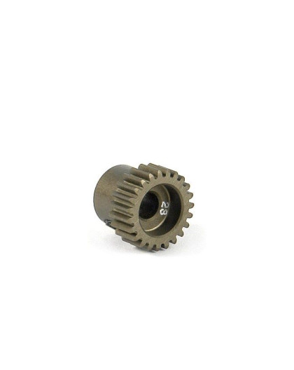 NARROW ALU PINION GEAR - HARD COATED 23T / 64 - 305973 - XRAY