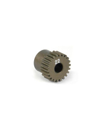 NARROW ALU PINION GEAR - HARD COATED 22T / 64 - 305972 - XRAY