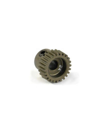 NARROW ALU PINION GEAR - HARD COATED 24T / 64 - 305974 - XRAY