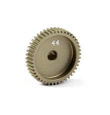NARROW ALU PINION GEAR - HARD COATED 44T / 64 - 305994 - XRAY