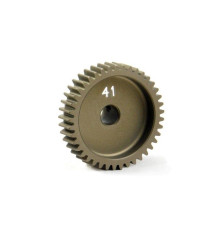 NARROW ALU PINION GEAR - HARD COATED 41T / 64 - 305991 - XRAY