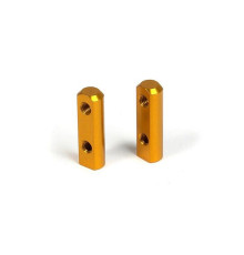ALU SERVO MOUNT - ORANGE (2) - 306200-O - XRAY