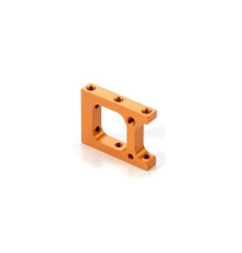 Platine support servo alu orange T4 15 - XRAY - 306203-O