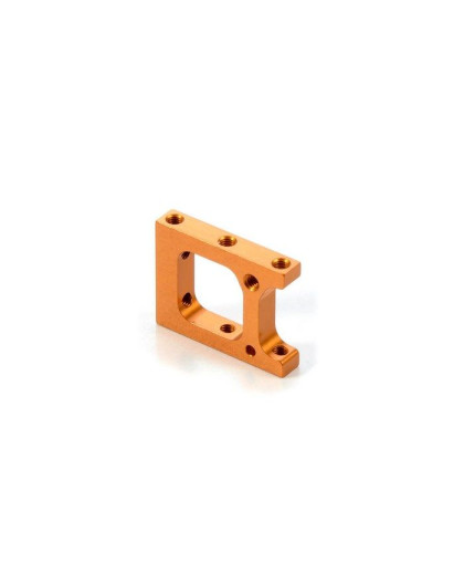 Platine support servo alu orange T4 15 - XRAY - 306203-O