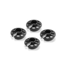 Coupelle d'amortisseur alu Noire XLP (4) - XRAY - 308033-K