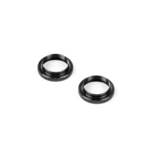 ALU SHOCK ADJUSTABLE NUT - BLACK (2) - XRAY - 308042-K