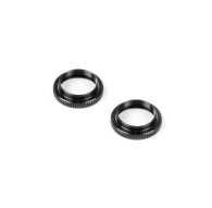 ALU SHOCK ADJUSTABLE NUT - BLACK (2) - XRAY - 308042-K