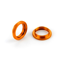 ULP ALU SHOCK ADJUSTABLE NUT - V2 - ORANGE (2) - 308044-O - XRAY