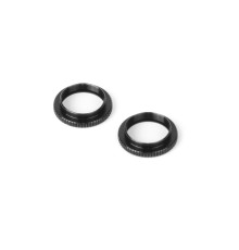 ULP ALU SHOCK ADJUSTABLE NUT - V2 - BLACK (2) - XRAY - 308044-K
