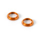 ULP ALU SHOCK ADJUSTABLE NUT - ORANGE (2) - 308043-O - XRAY