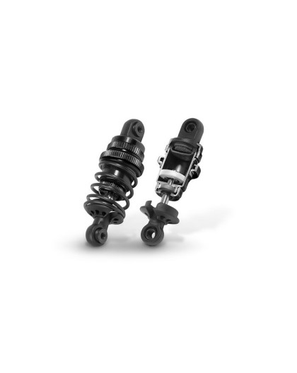1/10 TOURING ALU SHOCK ABSORBER-SET - BLACK (2) - 308307-K - XRAY