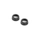 ALU SHOCK CAP-NUT WITH VENT HOLE - BLACK (2) - XRAY - 308353-K