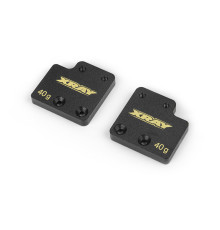 SHORT LiPo BALANCING CHASSIS WEIGHT 40G (2) - 309861 - XRAY