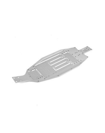 XB2 ALU CHASSIS - 2.5MM - SHORT - REAR WIDE - XRAY - 321125